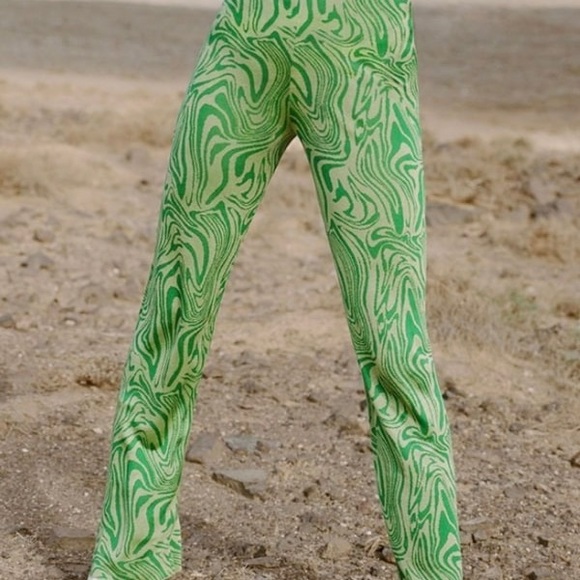 PALOMA WOOL claudia green pants M 🌀💚 - Picture 2 of 10